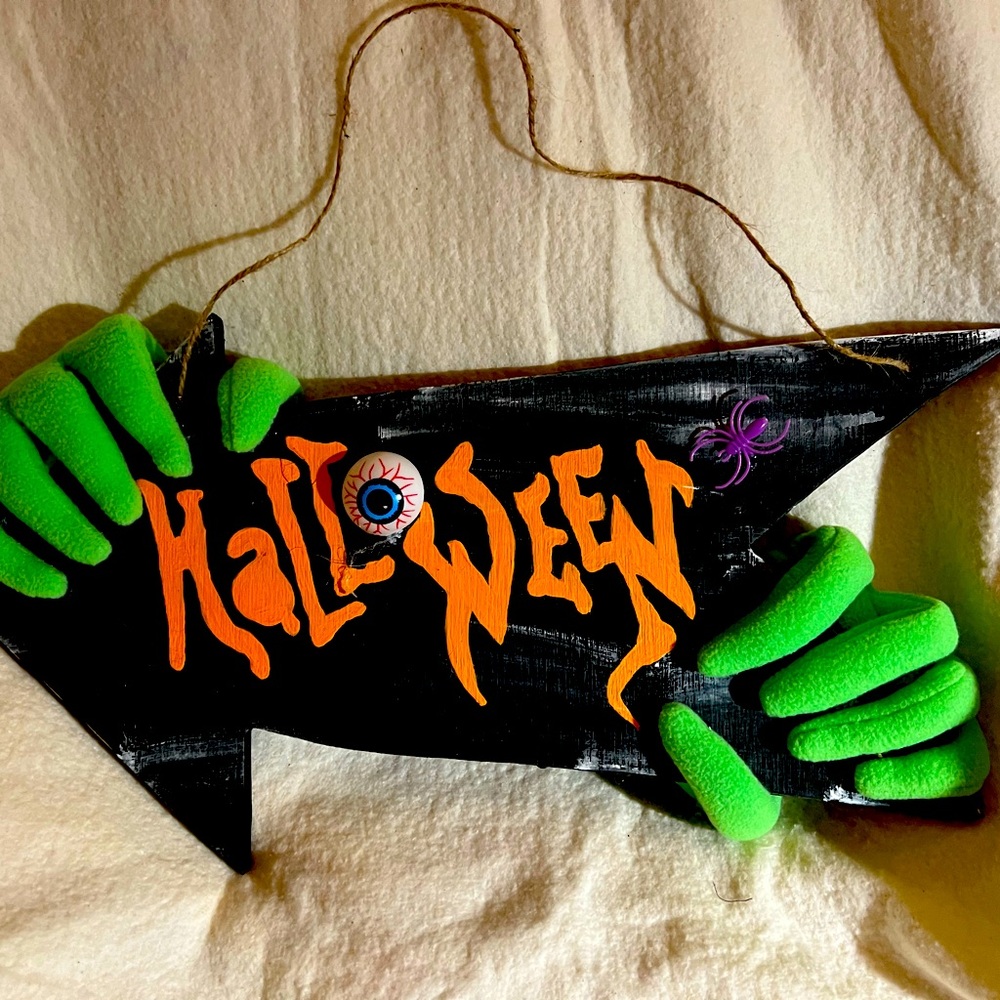 One of a kind Halloween signs